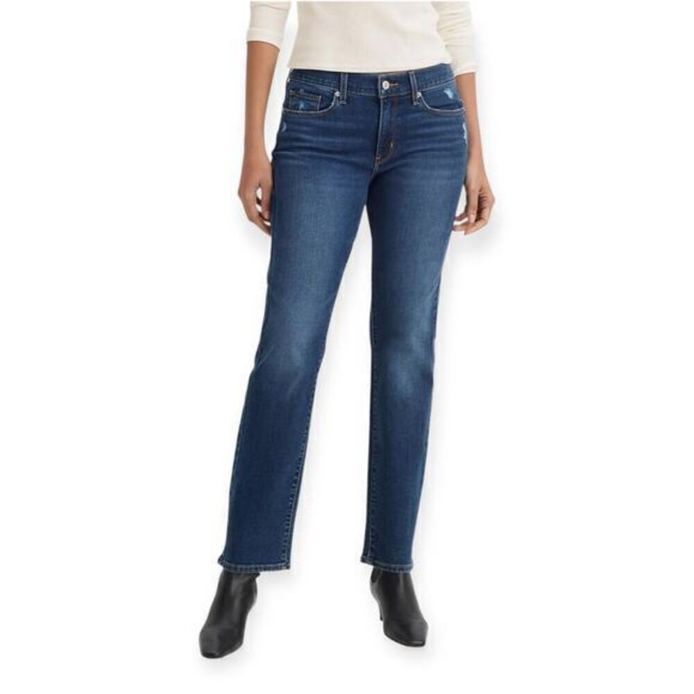 Levi’s 535 Super Skinny Jeans Size 31 Dark Blue Wash Denim Stretch